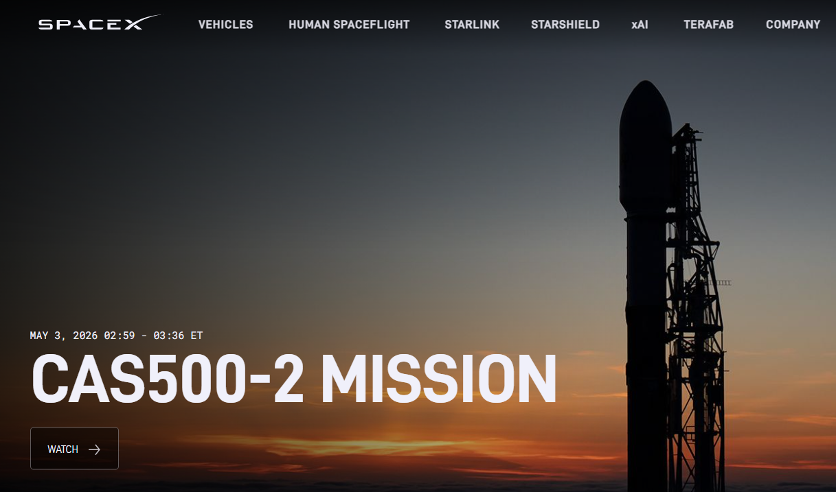 SpaceX CRS-34 mission launch image